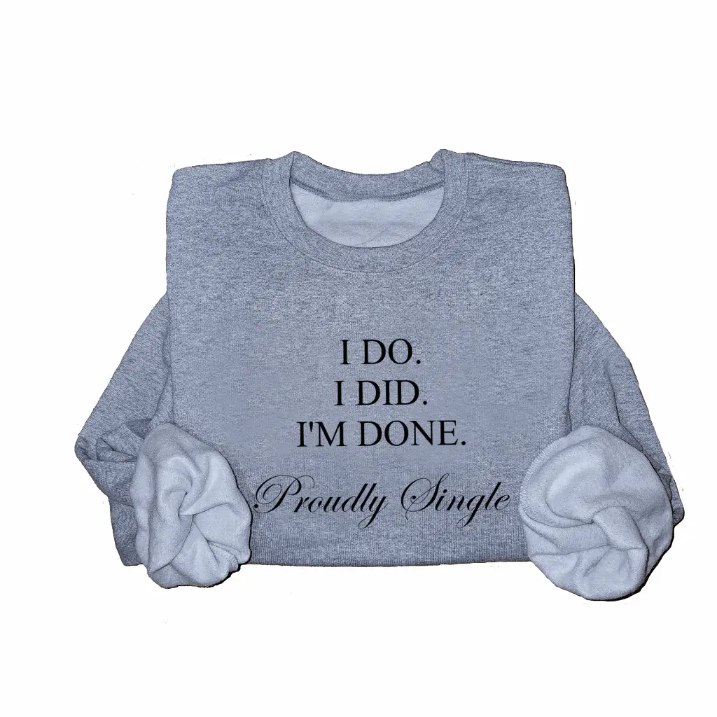 Embossed Divorced Sweatshirt