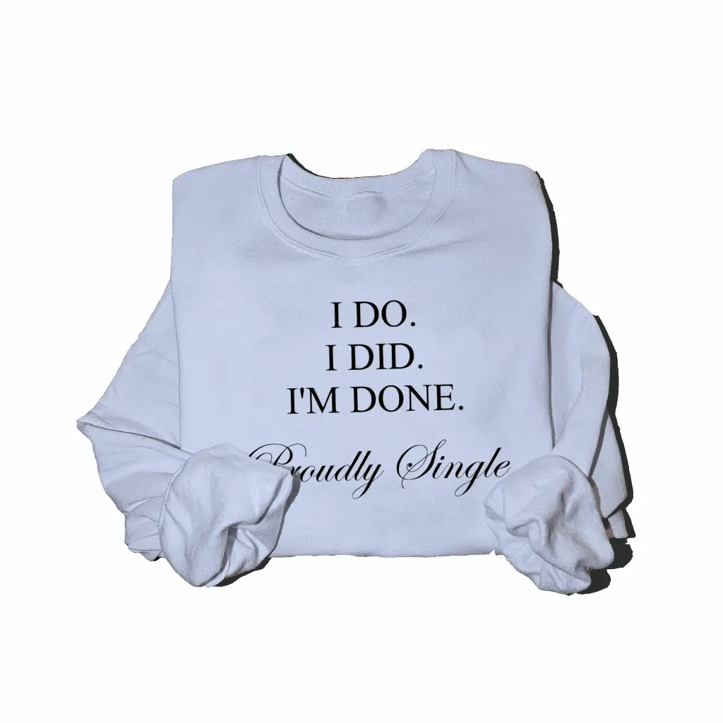 Embossed Divorced Sweatshirt