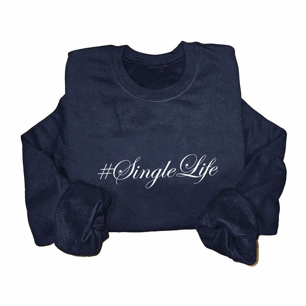Embossed Single Life Sweatshirt