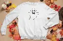Embossed Happy Ghost Sweatshirt