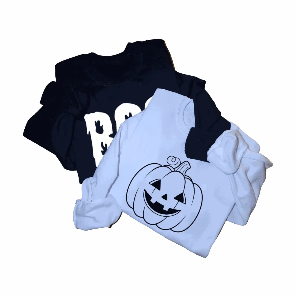 Embossed Halloween Sweatshirt