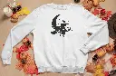 Embossed Moon Witch Sweatshirt