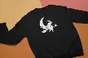Embossed Moon Witch Sweatshirt