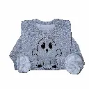Embossed Spooky Ghost Sweatshirt