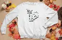 Embossed Ghost Job Posting Sweatshirt