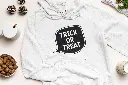 Embossed Trick or Treat Hoodie