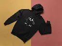 Embossed Spooky Ghost Hoodie