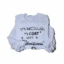 Embossed Cost like Christmas Sweatshirt