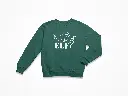 Embossed What the Elf Sweatshirt