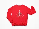 Embossed Christmas Tree Sweatshirt