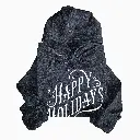 Embossed Happy Holidays Hoodie