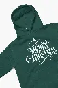 Embossed Merry Christmas Hoodie