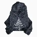 Embossed Christmas Tree Hoodie