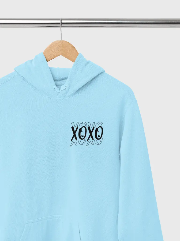 XOXO - Embossed Valentines Hoodie