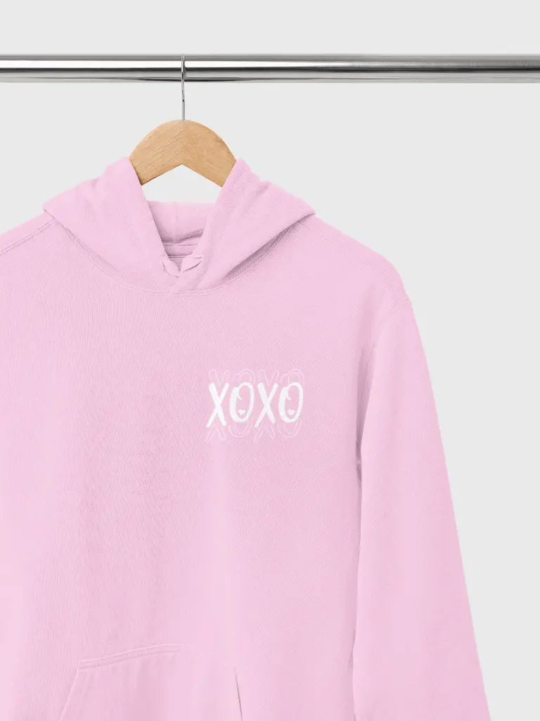 XOXO - Embossed Valentines Hoodie