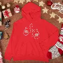 Embossed Mittens Hoodie