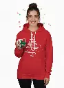 Embossed Christmas Tree Hoodie
