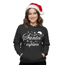 Embossed Santa let me explain Hoodie