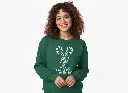 Embossed Candy Cane Sweatshirt