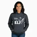 Embossed What the Elf Hoodie