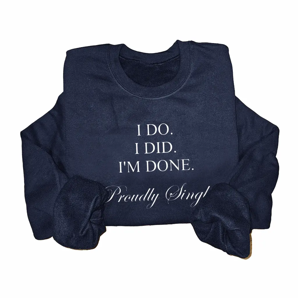 Embossed Divorced Sweatshirt