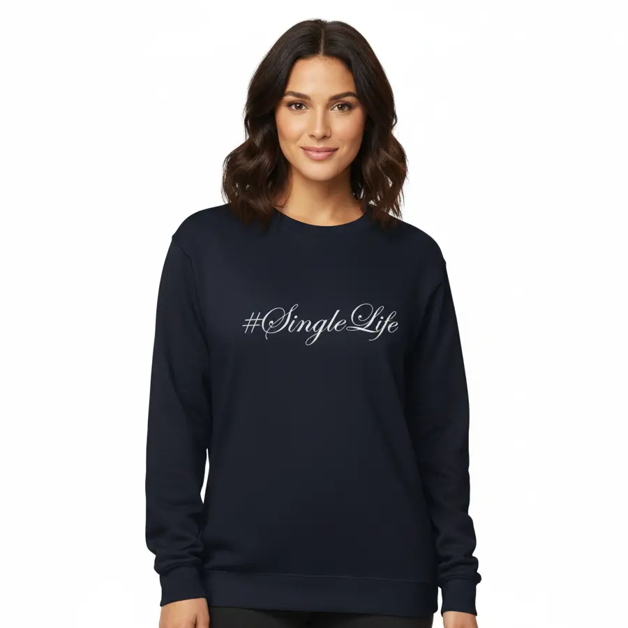 Embossed Single Life Sweatshirt