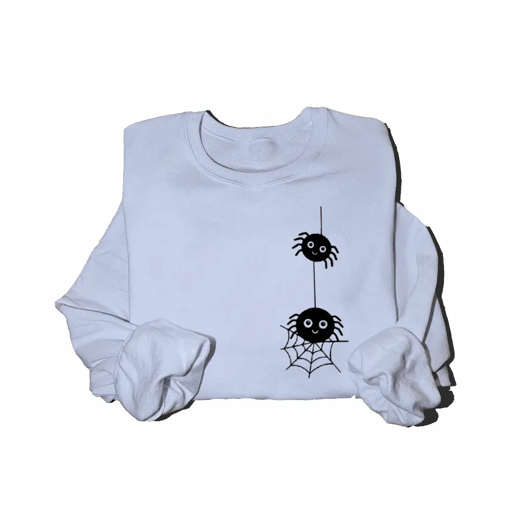 Embossed Spiders Sweatshirt