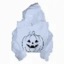 Embossed Pumpkin Hoodie