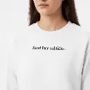 Read face subtitles. - Embossed Puff Sweatshirt