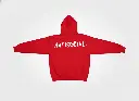 Antisocial - Embossed Puff Back Hoodie