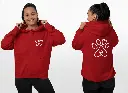 Pet's Love - Embossed Valentines Red Hoodie