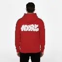 Adore - Embossed Valentines Red Hoodie