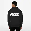 Adore - Embossed Valentines Black Hoodie