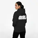Adore - Embossed Valentines Black Hoodie