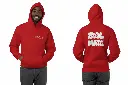 Soul Mate - Embossed Valentines Red Hoodie