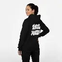 Soul Mate - Embossed Valentines Black Hoodie