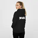 In Love - Embossed Valentines Black Hoodie
