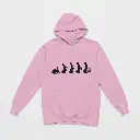 Easter Evolution - Embossed Easter Pink Hoodie