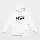 Rabbits - Embossed Easter White Hoodie