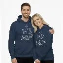We Are Canadian - Embossed Canada Navy Hoodie