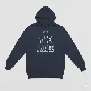 We Are Canadian - Embossed Canada Navy Hoodie