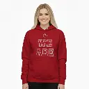We Are Canadian - Embossed Canada Red Hoodie