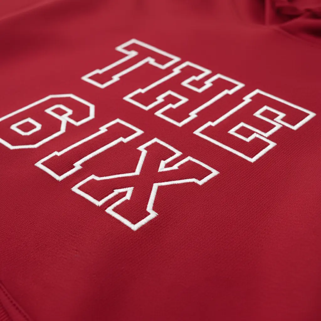 The 6ix - Embossed Canada Red Hoodie