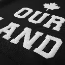 Inukshuk - Embossed Canada Black Hoodie