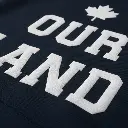 Inukshuk - Embossed Canada Navy Hoodie