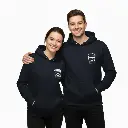 Double Double - Embossed Canada Navy Hoodie