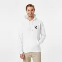 Havenoro - Embossed Essentials White Hoodie