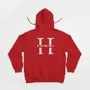 Havenoro - Embossed Essentials Red Hoodie