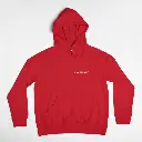 Havenoro - Embossed Essentials Red Hoodie