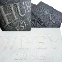 Personalized Embossed WIFEY/HUBBY Sweatshirt B&W Bundle